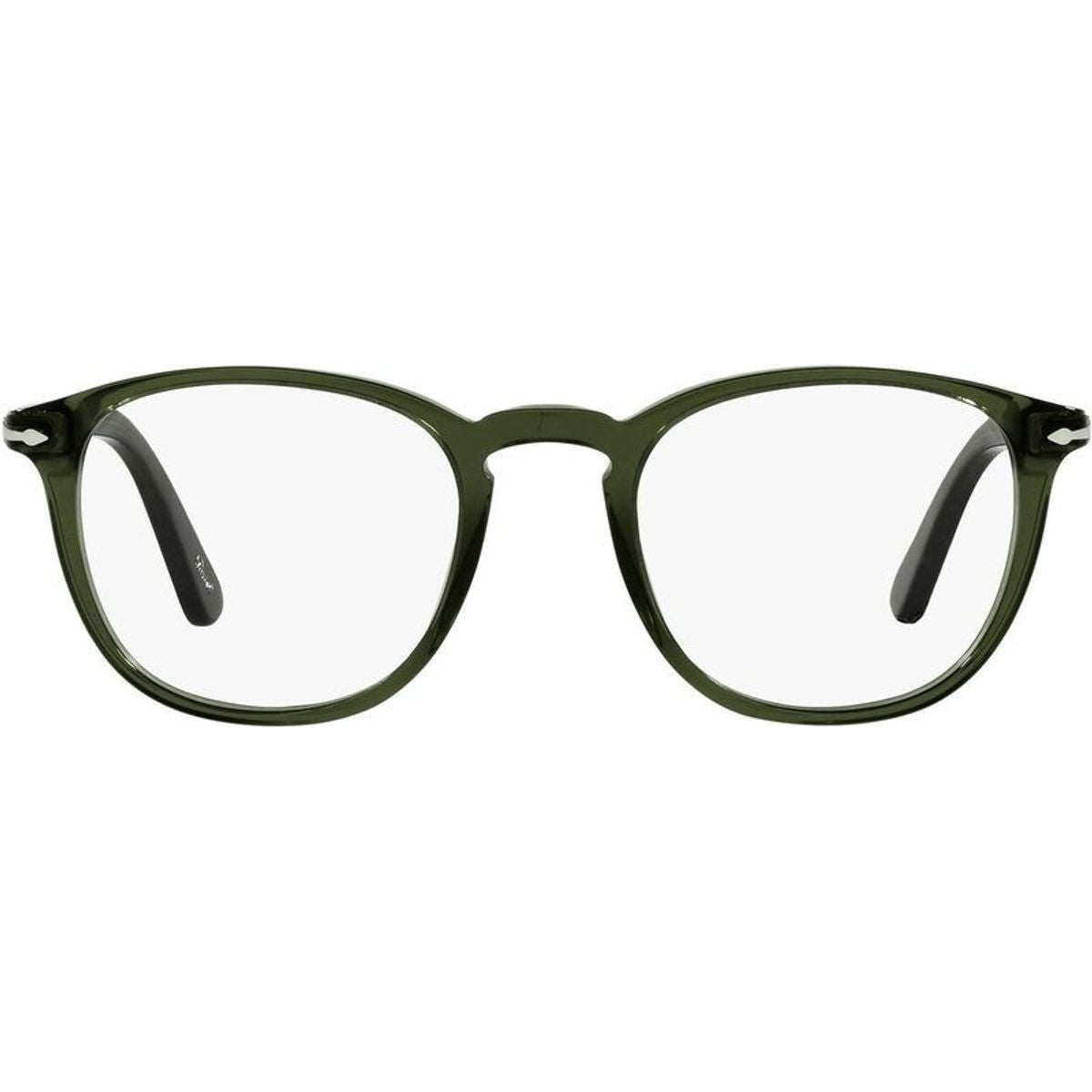 PO3143V, Transparent Olive Green/Clear Lenses