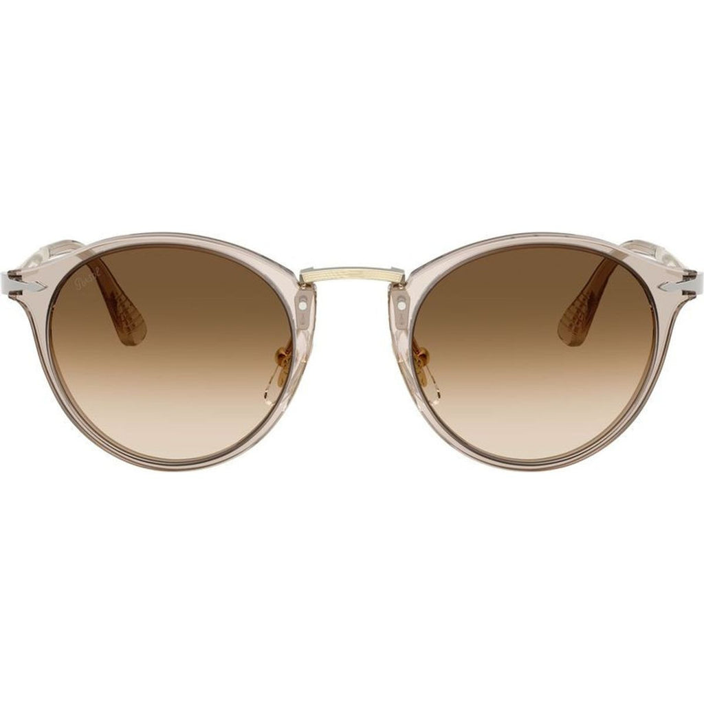 PO3166S, Transparent Brown/Brown Clear Gradient Glass Lenses