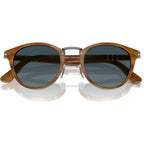 PO3108S, Striped Brown/Light Blue Gradient Polarised Glass Lenses