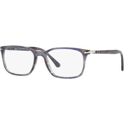 PO3189V, Striped Grey/Clear Lenses 55 Eye Size