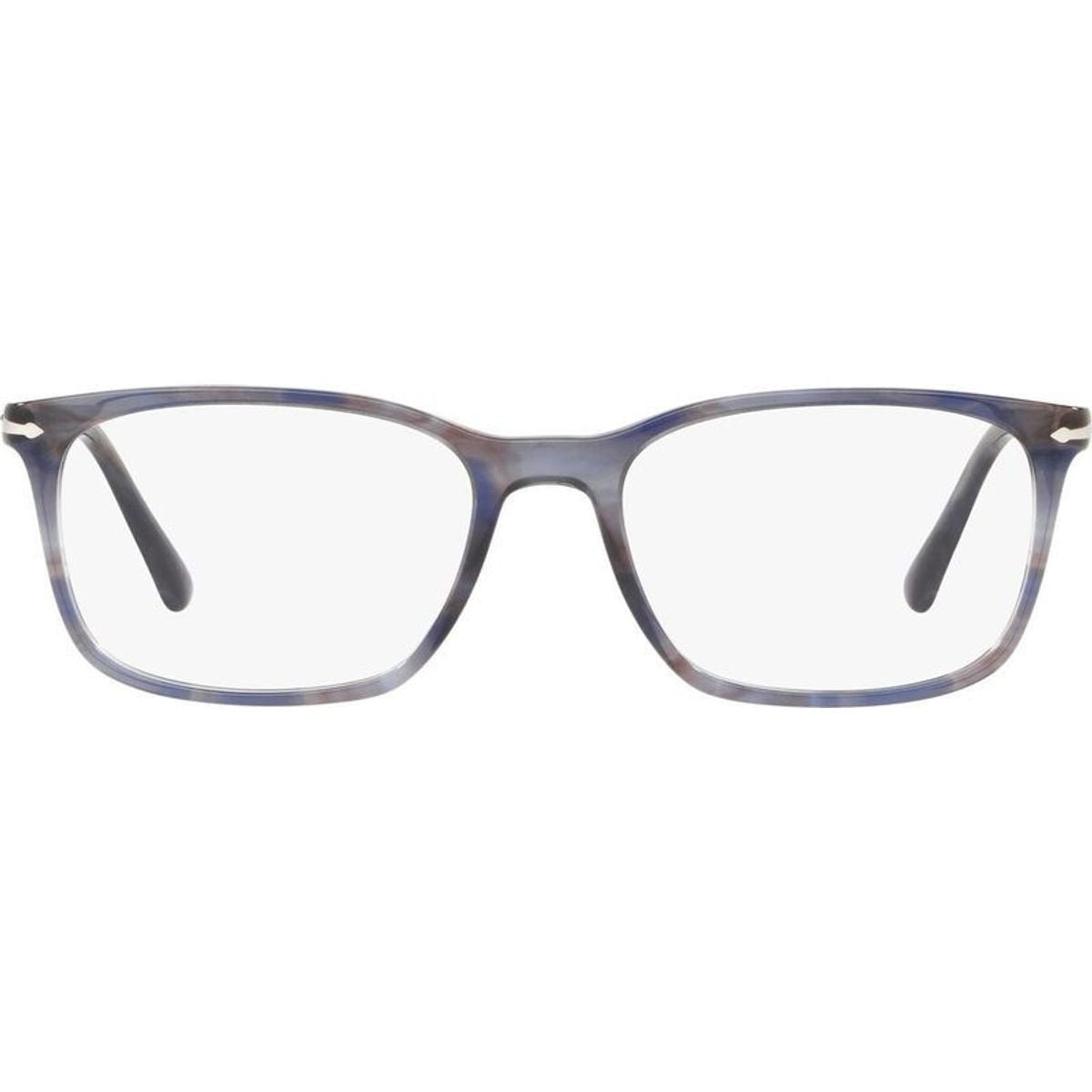 PO3189V, Striped Grey/Clear Lenses 55 Eye Size