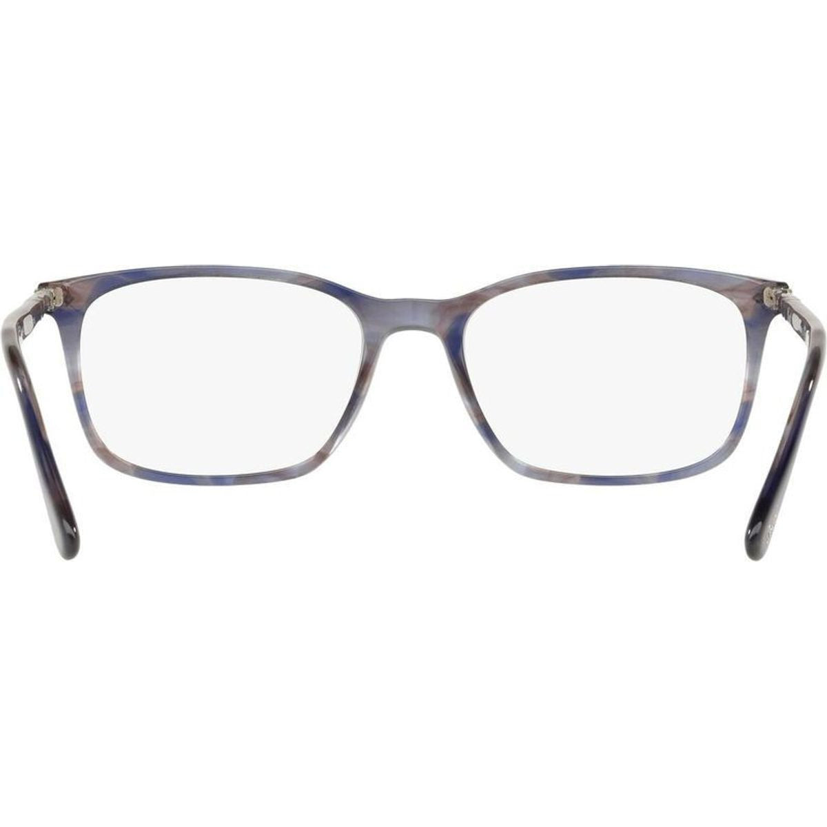 PO3189V, Striped Grey/Clear Lenses 55 Eye Size