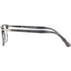 PO3189V, Striped Grey/Clear Lenses 55 Eye Size