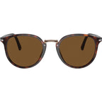 PO3210S, Havana/Brown Polarised Glass Lenses 54 Eye Size