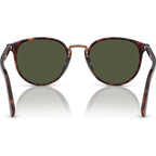 PO3210S, Havana/Green Glass Lenses
