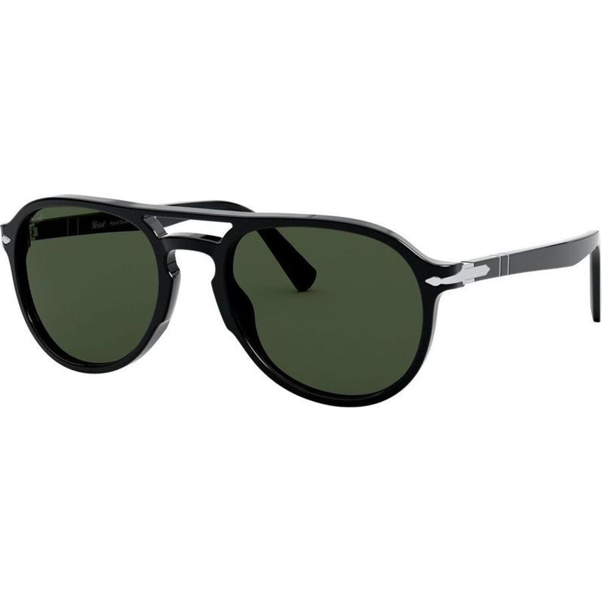 PO3235S, Black/Green Glass Lenses