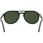 PO3235S, Black/Green Glass Lenses