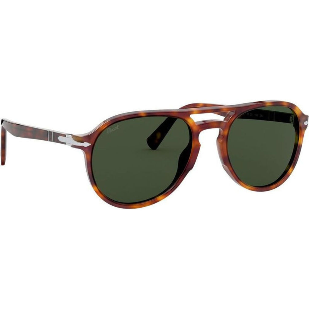 PO3235S, Havana/Green Glass Lenses