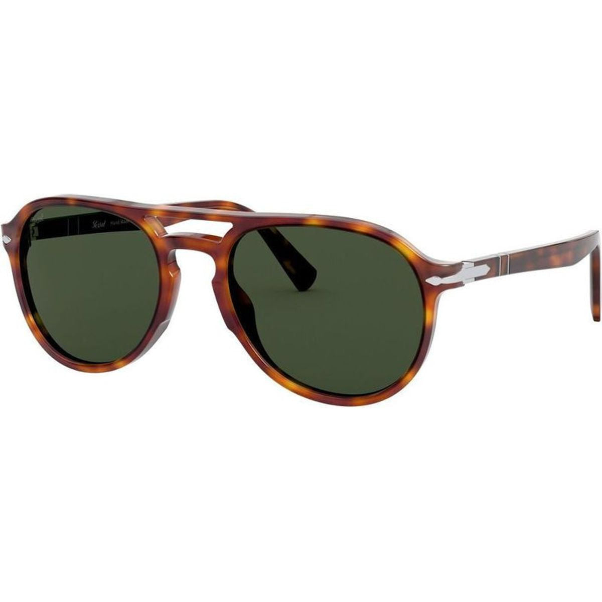 PO3235S, Havana/Green Glass Lenses
