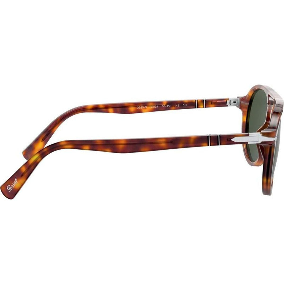 PO3235S, Havana/Green Glass Lenses