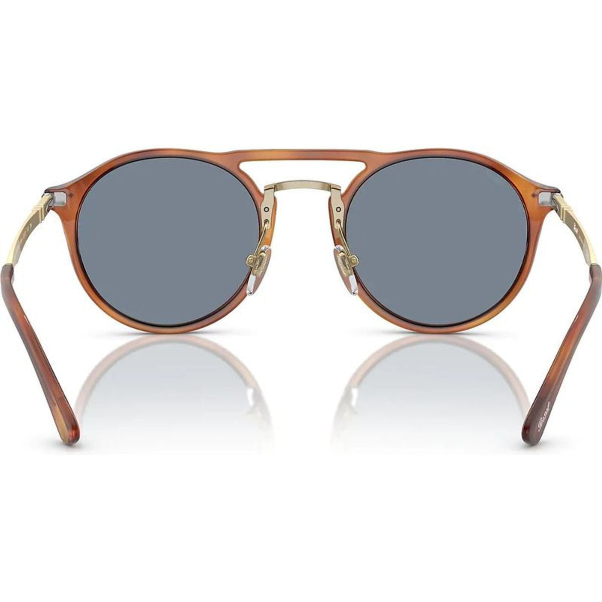 PO3264S, Terra Di Siena/Light Blue Glass Lenses