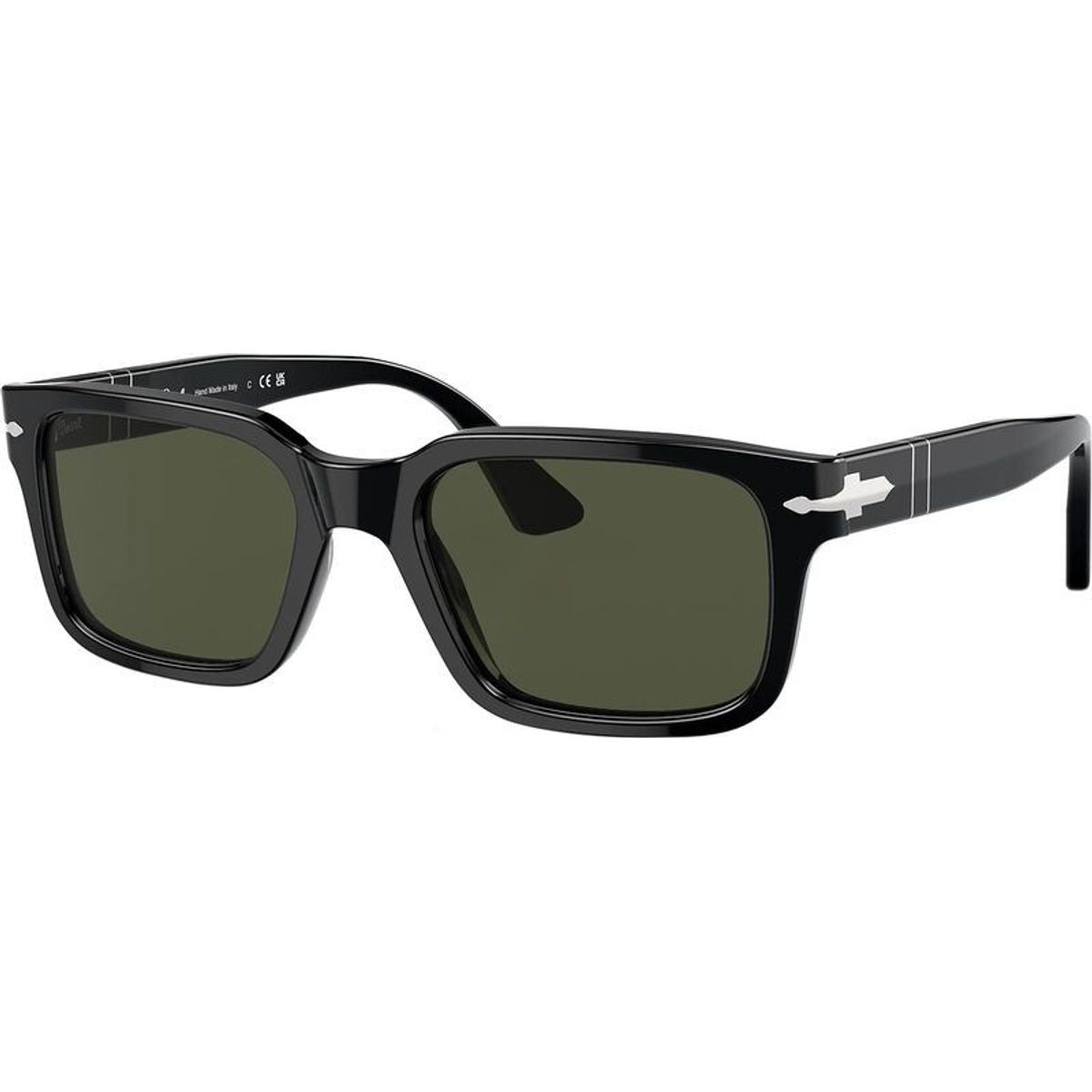 PO3272S, Black/Green Glass Lenses 53 Eye Size