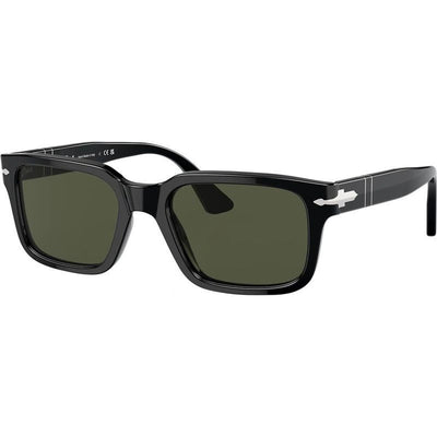 PO3272S, Black/Green Glass Lenses 55 Eye Size