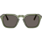 PO3292S, Transparent Green/Dark Grey Glass Lenses 52 Eye Size