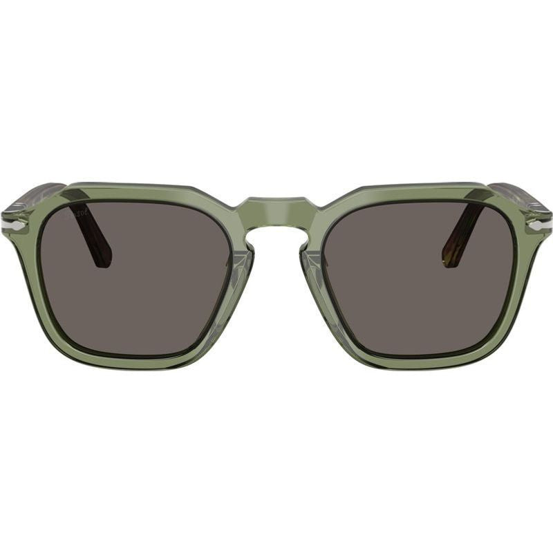 PO3292S, Transparent Green/Dark Grey Glass Lenses 52 Eye Size