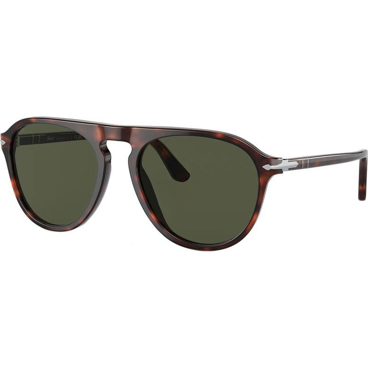 PO3302S, Havana/Green Glass Lenses