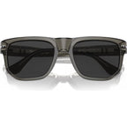 PO3306S, Opal Smoke/Dark Grey Polarised Glass Lenses 55 Eye Size