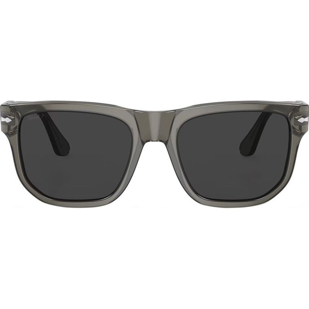 PO3306S, Opal Smoke/Dark Grey Polarised Glass Lenses 55 Eye Size