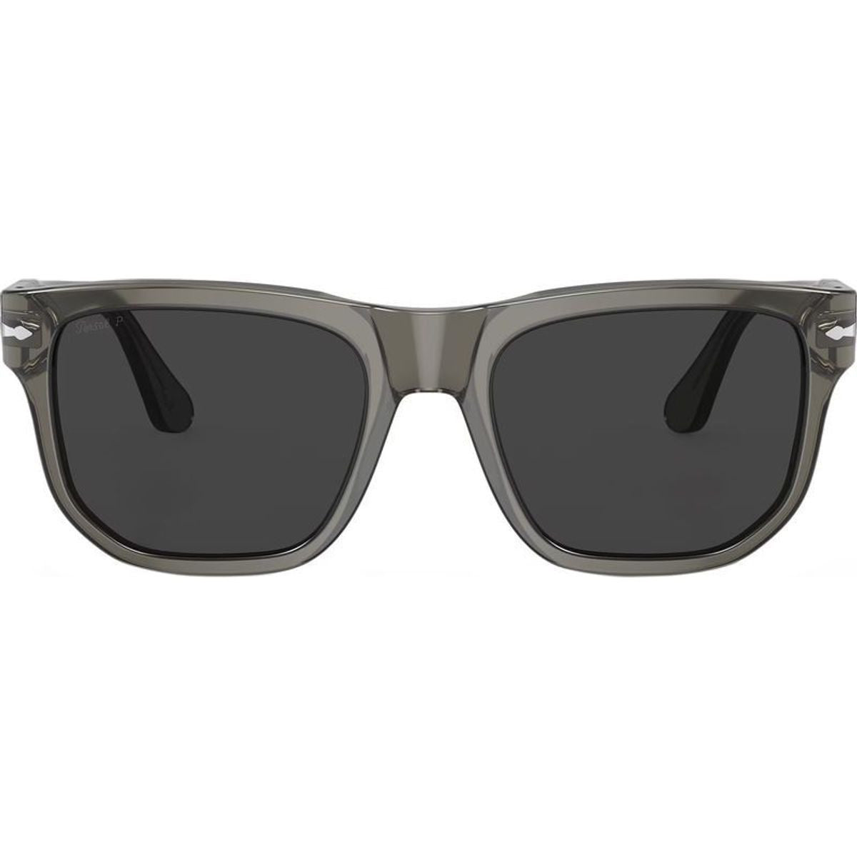 PO3306S, Opal Smoke/Dark Grey Polarised Glass Lenses 55 Eye Size
