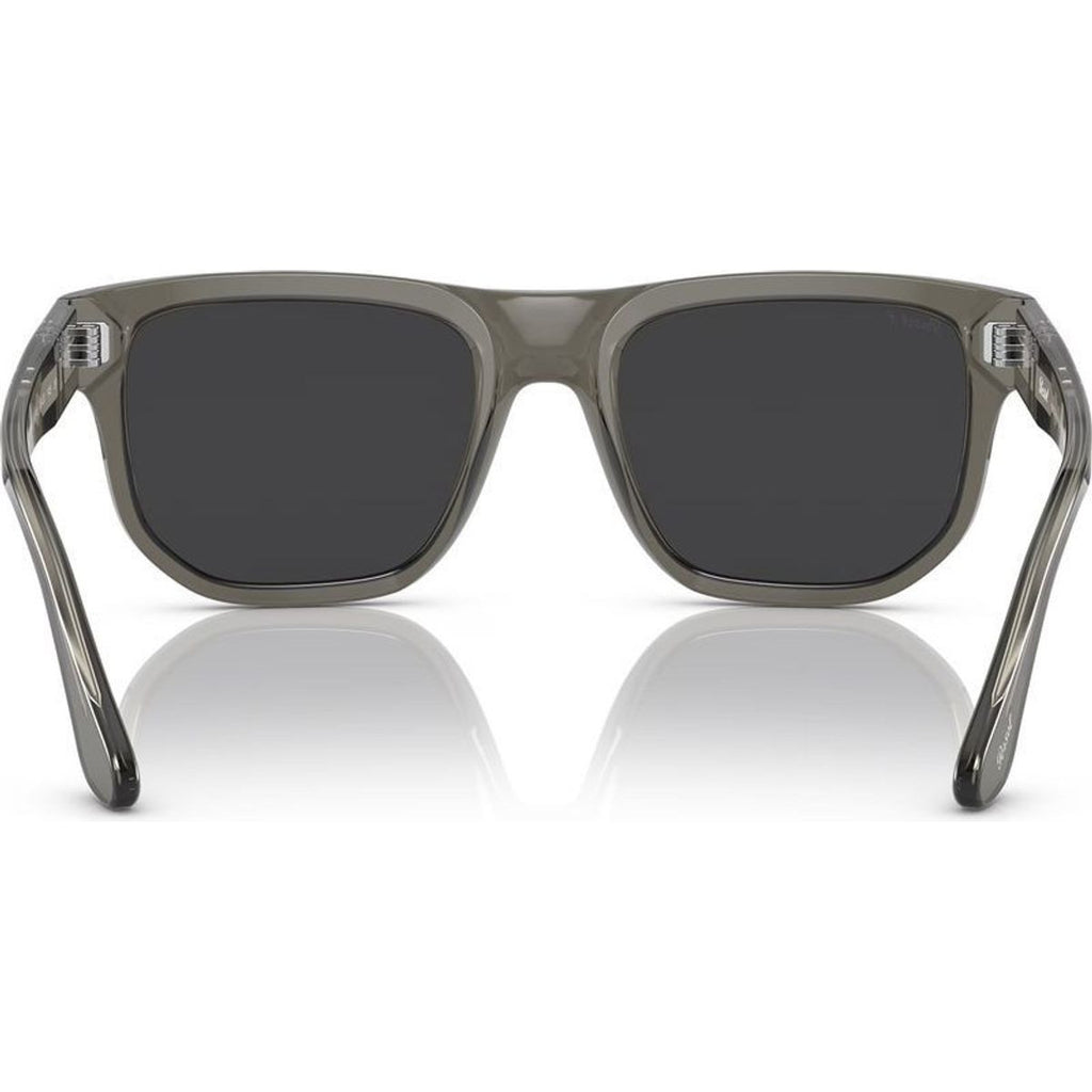 PO3306S, Opal Smoke/Dark Grey Polarised Glass Lenses 55 Eye Size