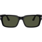 PO3315S, Black/Green Glass Lenses 55 Eye Size