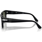 PO3315S, Black/Green Glass Lenses 55 Eye Size