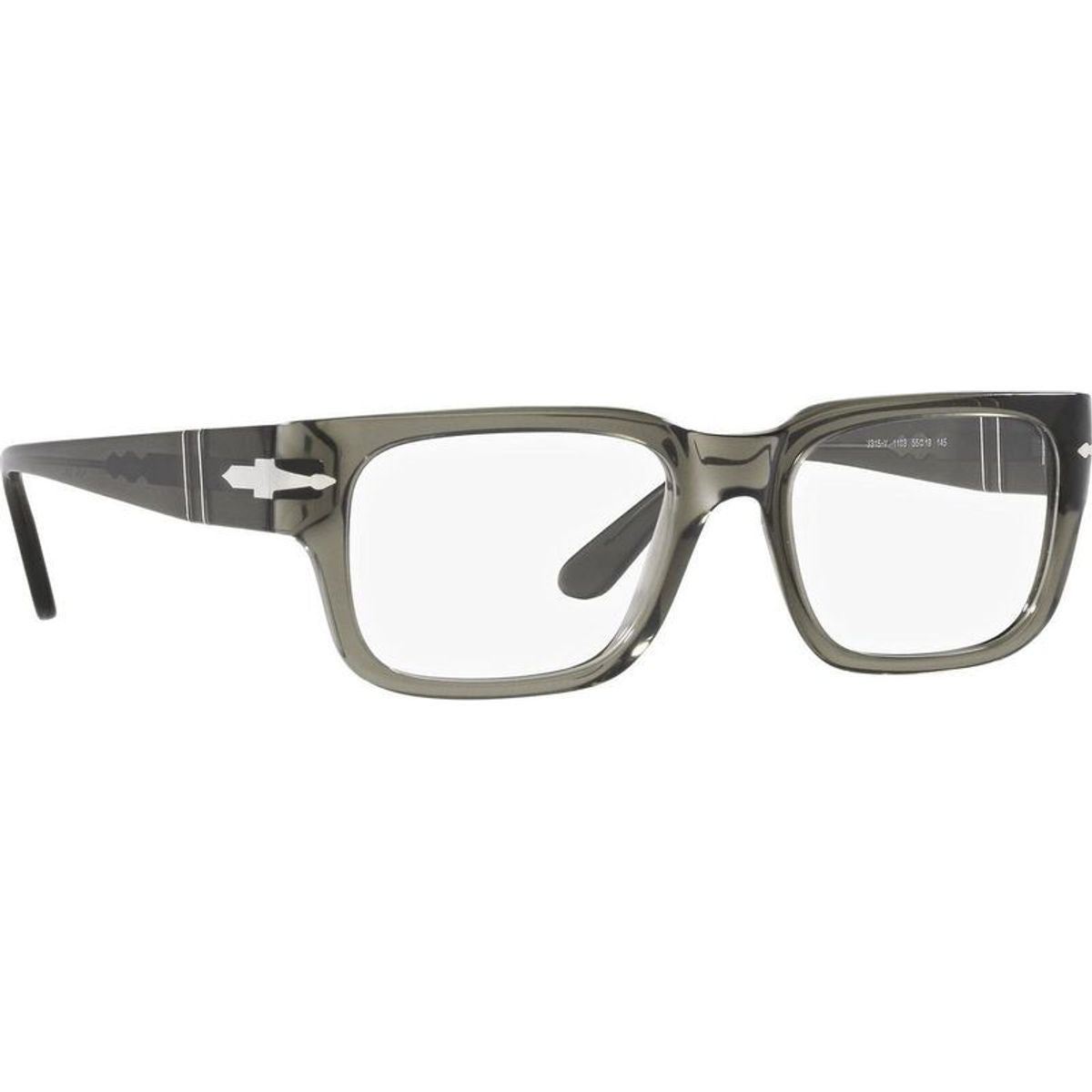 PO3315V, Transparent Taupe Grey/Clear Lenses