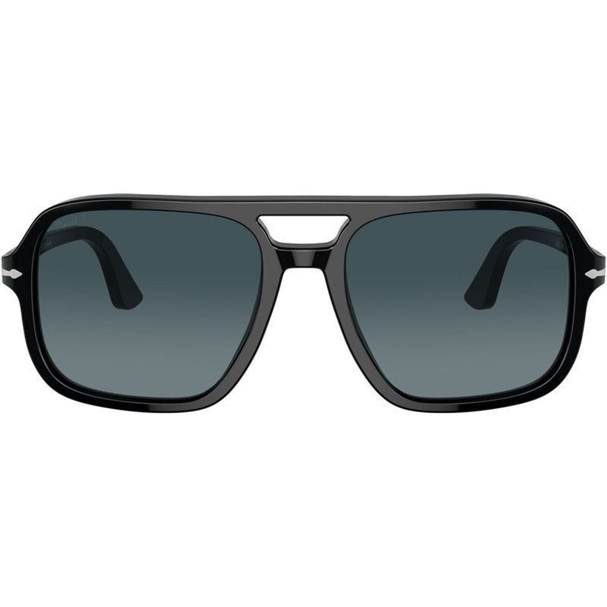 PO3328S, Black/Blue Gradient Polarised Glass Lenses 55 Eye Size