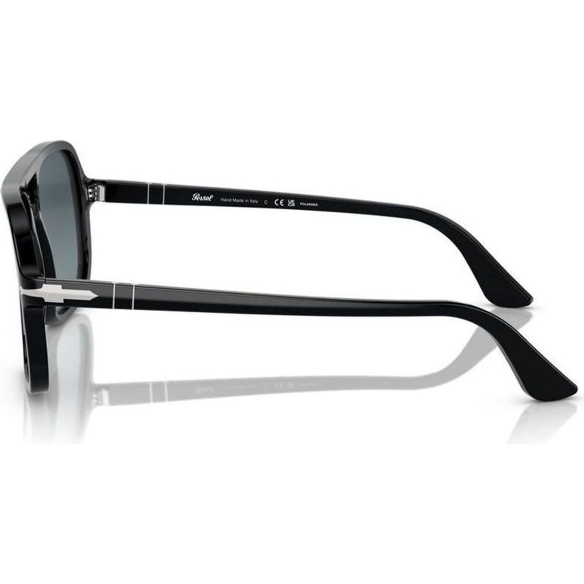 PO3328S, Black/Blue Gradient Polarised Glass Lenses 55 Eye Size