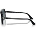 PO3328S, Black/Blue Gradient Polarised Glass Lenses 58 Eye Size