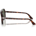 PO3328S, Havana/Green Glass Lenses 55 Eye Size