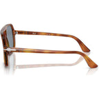 PO3328S, Terra Di Siena/Light Blue Glass Lenses 55 Eye Size