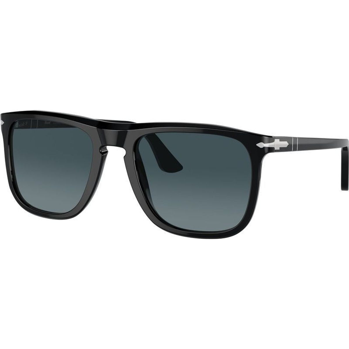 PO3336S, Black/Blue Gradient Polarised Glass Lenses 57 Eye Size