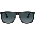 PO3336S, Black/Blue Gradient Polarised Glass Lenses 57 Eye Size