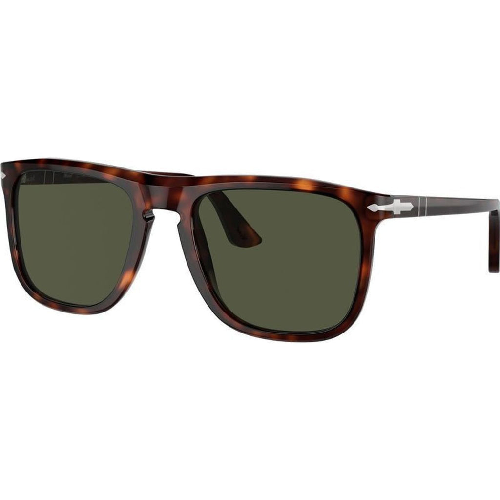 PO3336S, Havana/Green Glass Lenses 57 Eye Size