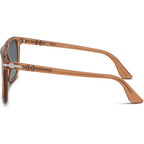 PO3336S, Transparent Brown/Blue Gradient Polarised Glass Lenses 57 Eye Size