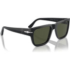 PO3348S, Black/Green Glass Lenses 57 Eye Size