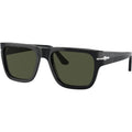 PO3348S, Black/Green Glass Lenses 57 Eye Size