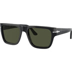 PO3348S, Black/Green Glass Lenses 57 Eye Size