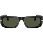 PO3362S, Black/Green Glass Lenses 55 Eye Size