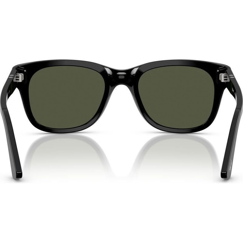 PO3372S, Black/Green Glass Lenses 53 Eye Size