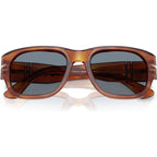 PO3380S, Terra Di Siena/Light Blue Glass Lenses 52 Eye Size