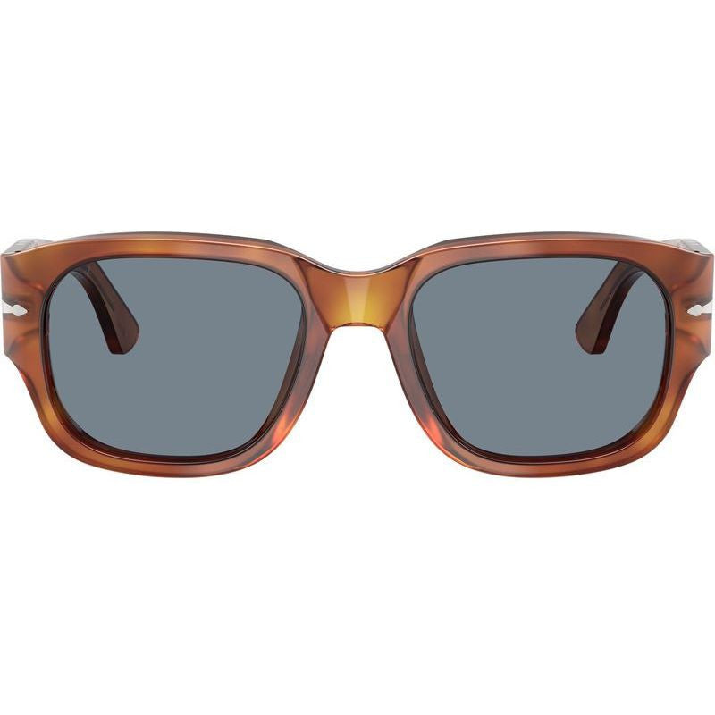 PO3380S, Terra Di Siena/Light Blue Glass Lenses 52 Eye Size