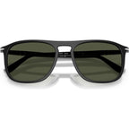 PO3392S, Black/Green Glass Lenses 54 Eye Size