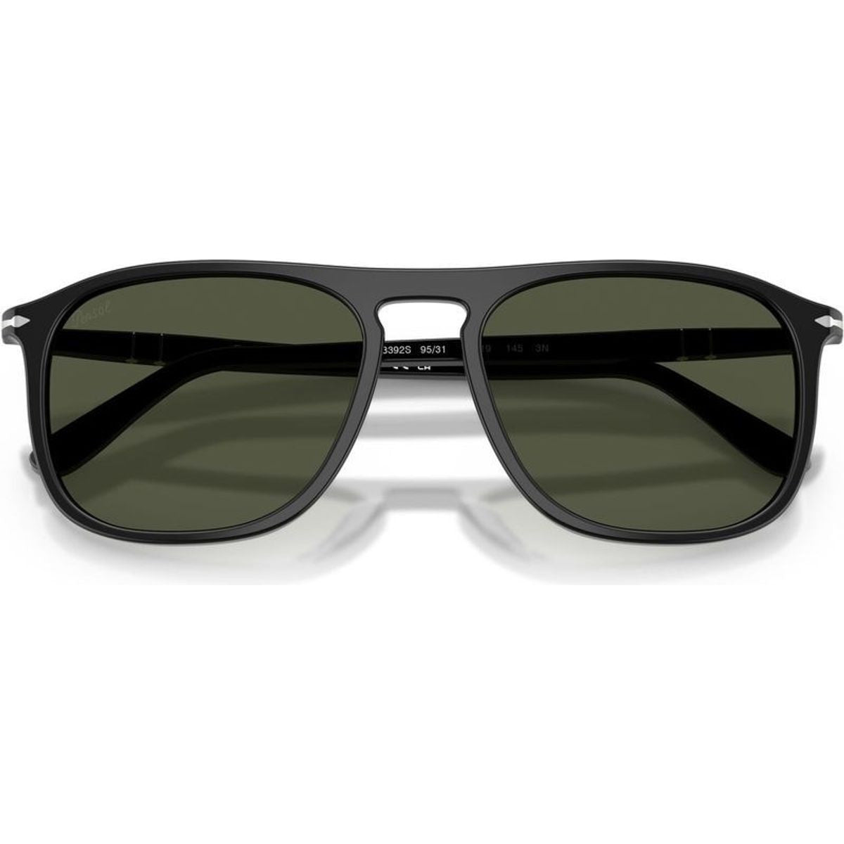 PO3392S, Black/Green Glass Lenses 54 Eye Size