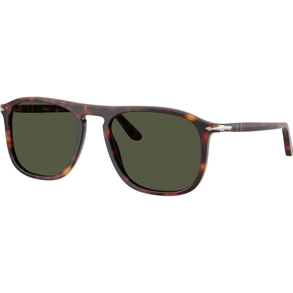 PO3392S, Havana/Green Glass Lenses 54 Eye Size