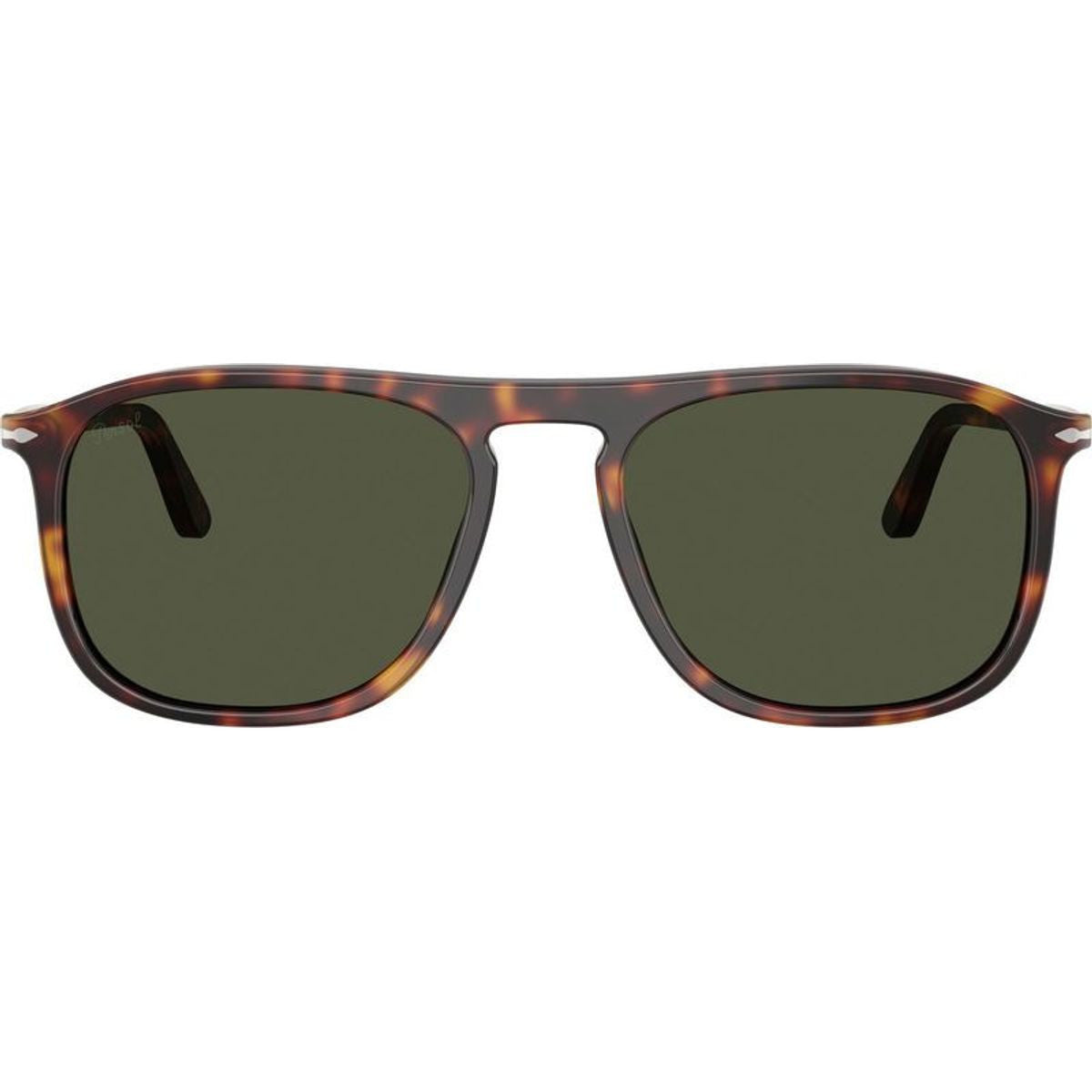 PO3392S, Havana/Green Glass Lenses 54 Eye Size