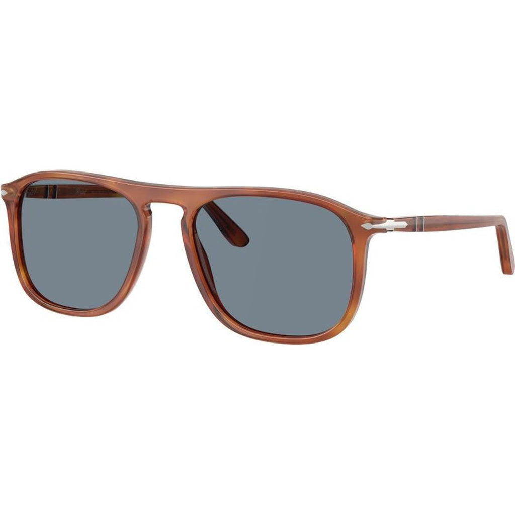 PO3392S, Terra Di Siena/Light Blue Glass Lenses 54 Eye Size
