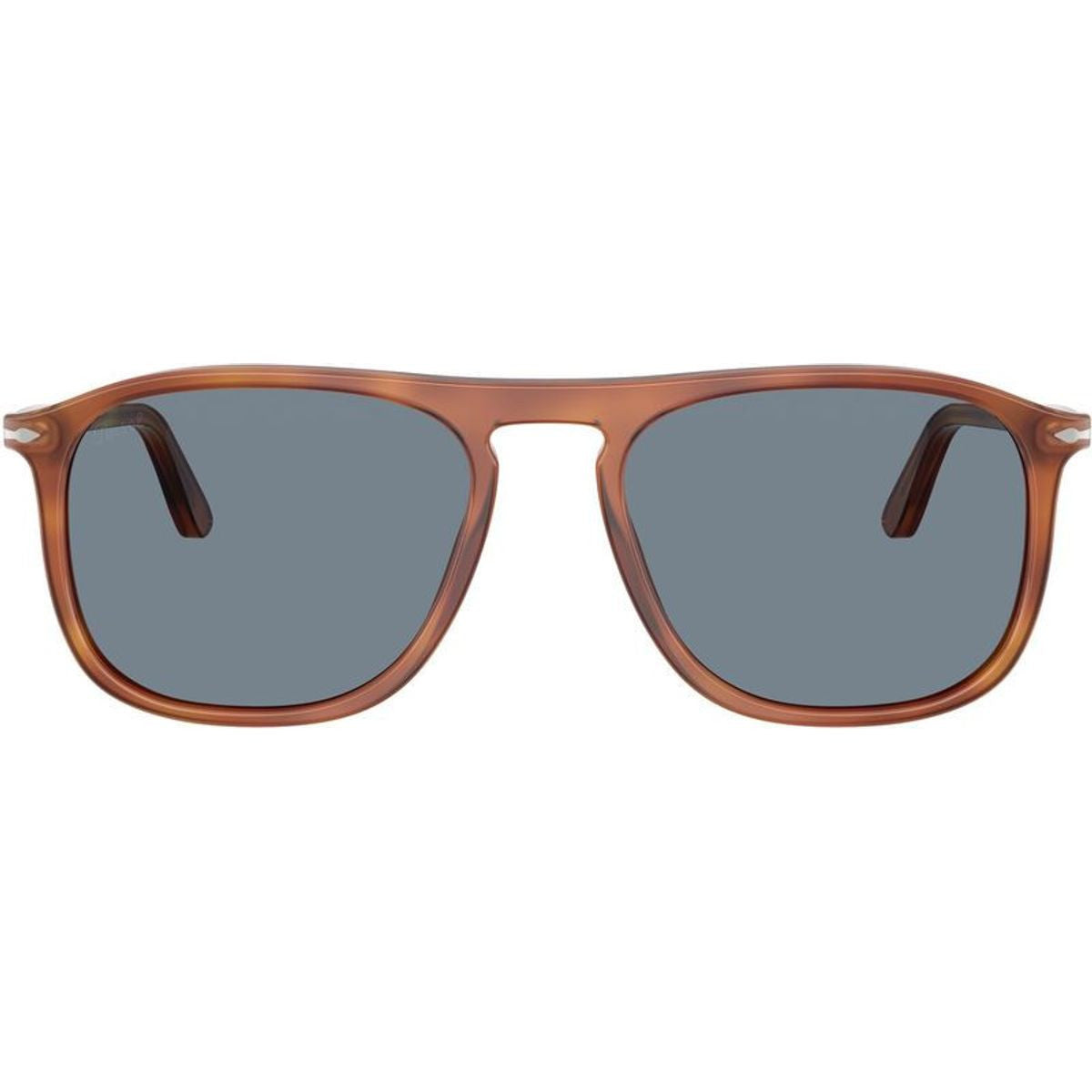 PO3392S, Terra Di Siena/Light Blue Glass Lenses 54 Eye Size