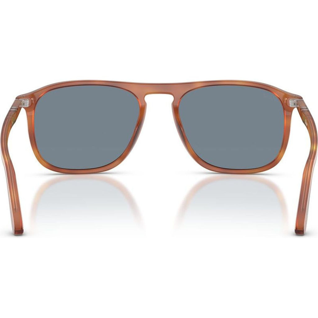 PO3392S, Terra Di Siena/Light Blue Glass Lenses 54 Eye Size
